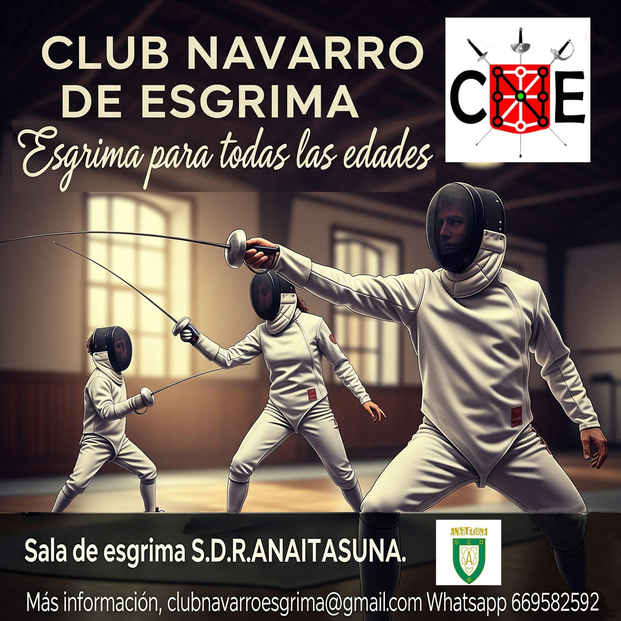 Curso 2025-2026 Club Navarro de Esgrima